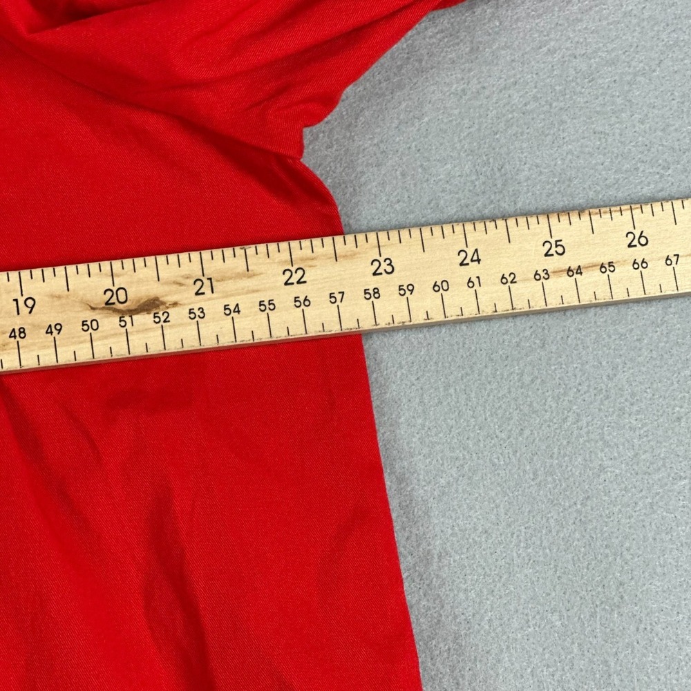 Tuckernuck Red Button-Down Ruffle Collar Top - Picture 12 of 14